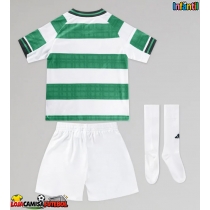 Camisa de Futebol Celtic Equipamento Principal Infantil 2025-26 Manga Curta (+ Calças curtas)